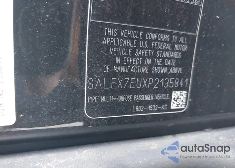 2023 Land Rover Defender 110 X from USA, damaged, VIN SALEX7EUXP2135841